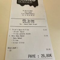  at Naked Burger - 6ème in Paris