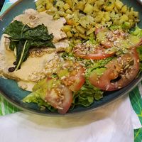 Seitan steak with coffee sauce at Santo Seitan in Sao Miguel