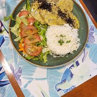 Seitan steak at Santo Seitan in Sao Miguel