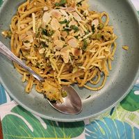 Linguine at Santo Seitan in Sao Miguel