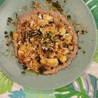 Roasted cauliflower at Santo Seitan in Sao Miguel