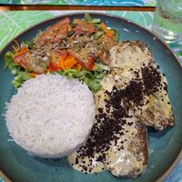 Seitan rice at Santo Seitan in Sao Miguel