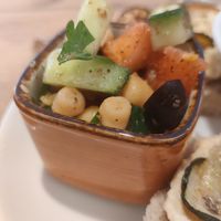 Salade de pois chiches at L'Alter d'en face in Louvain-la-neuve