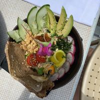Vegan bowl at Sea View in Porto Moniz