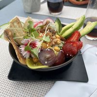 Vegan bowl  at Sea View in Porto Moniz