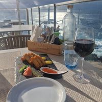 Veg spring rolls at Sea View in Porto Moniz