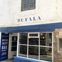 View from outside. at Bufala in Fowey
