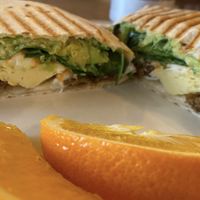 This was the amazing breakfast wrap special I had today! Can’t wait to go back! #Veganuary at dirt in Quakertown