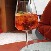 Apple spritz at Limana in Lima