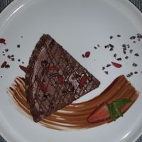 Tarta de chocolate - el mejor postre! at Limana in Lima