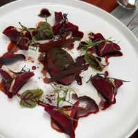 cashew cheese beets  at Limana in Lima
