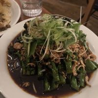 Broccoli with black pepper sauce 🥦.  at Sylvan in Glasgow