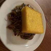 Polenta and mushrooms   at Sylvan in Glasgow