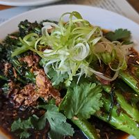 Broccoli in black bean sauce at Sylvan in Glasgow