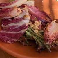Chicoree salad with hazelnut at Sylvan in Glasgow