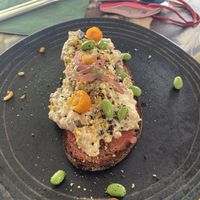 Tofu scramble  at La Mujer de Verde in Mallorca