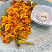 Fideuá con alioli de trufa  at La Mujer de Verde in Mallorca