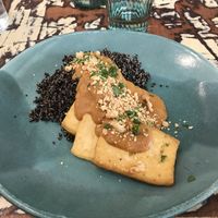 Tofu com quinoa!!😋 at La Mujer de Verde in Mallorca