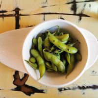 Edamame at La Mujer de Verde in Mallorca