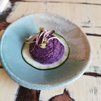 Hummous at La Mujer de Verde in Mallorca