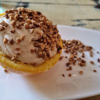 Dessert at La Mujer de Verde in Mallorca