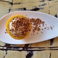 Dessert at La Mujer de Verde in Mallorca