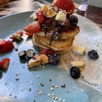 Pancakes  at La Mujer de Verde in Mallorca
