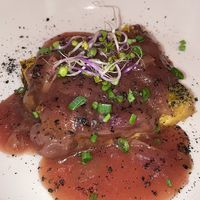 Tofu dish: disgusting and sad   at La Mujer de Verde in Mallorca