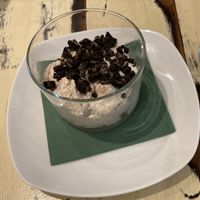 Coconut cream  at La Mujer de Verde in Mallorca