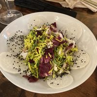 Radish salad  at La Mujer de Verde in Mallorca