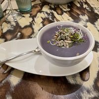  Kalte Rotkohl Suppe  at La Mujer de Verde in Mallorca
