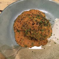 Champiñón relleno de mijo  at La Mujer de Verde in Mallorca