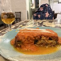 Vegan Moussaka  at La Mujer de Verde in Mallorca