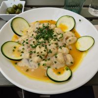 Gnocchi main dish at La Mujer de Verde in Mallorca