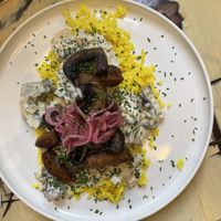 Seitan Stroganoff   at La Mujer de Verde in Mallorca