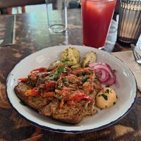Seitan Steak at La Mujer de Verde in Mallorca