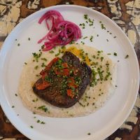 Seitan Steak at La Mujer de Verde in Mallorca