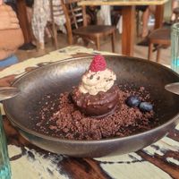 Dolce alle nocciole at La Mujer de Verde in Mallorca