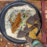 Bean hummus with braided carrots at La Mujer de Verde in Mallorca