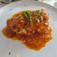 Main: Mallorquine stuffed cabbage (dull) at La Mujer de Verde in Mallorca
