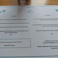 Vegan menu at Eccles Hotel & Spa in Glengarriff
