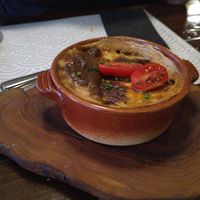 Vegan Moussaka at Oskars in Kefalonia