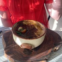 Vegan mousaka   at Oskars in Kefalonia