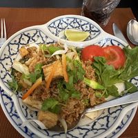 Kao pad vegan met tofu  at Buddha Garden in Apeldoorn