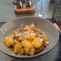 Gnocchi alla zucca gratinati at Zum Turm in Kastelruth