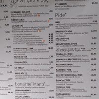 Menu 2 at Bona'me in Hannover