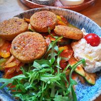 Grillgemüse mit Falafel at Bona'me in Hannover