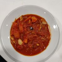 Delicious carrot & bean cassoulet #Veganuary at Talking Tree in Staines-upon-thames
