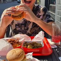 Amazing junk food at Halo Burger in Brighton