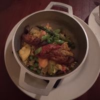 Vegetable paella  at Melaza Bistro in Woodstock
